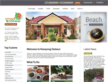 Tablet Screenshot of kampongdedaun.com